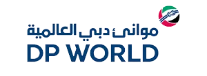 Client logo of DP World, global logistics and port operations translation services client