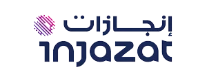 Client logo of Injazat, digital transformation and government services translation client